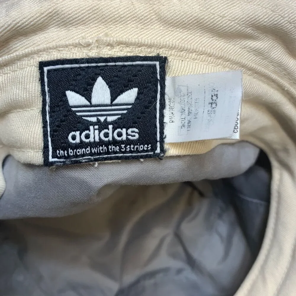 Adidas‎ Originals Trefoil Bucket Hat Off White One Size Fits Most Summer Womens